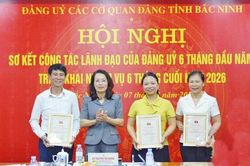 Đảng ủy Các cơ quan Đảng tỉnh Bắc Ninh: Tập trung thực hiện nhiệm vụ 6 tháng cuối năm