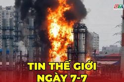 Tin thế giới ngày 7-7: Ukraine tấn công xa kỷ lục, đánh trúng 'nhà máy lọc dầu lớn nhất của Nga'