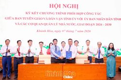 Ban Tuyên giáo và Dân vận Tỉnh ủy ký kết chương trình phối hợp công tác với UBND tỉnh và 9 sở quản lý chuyên ngành