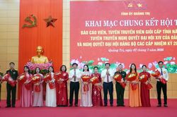 Khai mạc hội thi báo cáo viên, tuyên truyền viên giỏi tỉnh Quảng Trị năm 2026