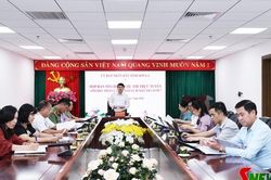 Họp Ban Tổ chức Cuộc thi trực tuyến 'Tìm hiểu pháp luật về bảo vệ bí mật Nhà nước'