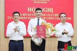 Công bố quyết định điều động, bổ nhiệm Phó Giám đốc Sở Xây dựng