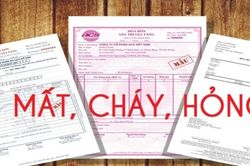 Cách xử lý khi mất, cháy, hỏng hóa đơn đặt in đã mua của cơ quan thuế