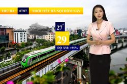 Dự báo thời tiết sáng | 07/07/2026