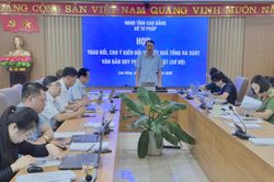 Sở Tư pháp lấy ý kiến về kết quả tổng rà soát văn bản quy phạm pháp luật