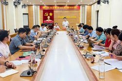 Sở Văn hóa, Thể thao và Du lịch làm việc với phường Thục Phán