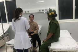 Cảnh sát 113 giải cứu người phụ nữ bị chồng bạo hành gây thương tích