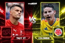 Nhận định, dự đoán tỷ số Thụy Sỹ vs Colombia: Xhaka đối đầu James Rodriguez