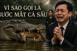 Vì sao gọi là 'nước mắt cá sấu'?