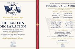 Từ Philadelphia 1776 đến Boston 2026: Tuyên ngôn về con người trong kỷ nguyên trí tuệ nhân tạo