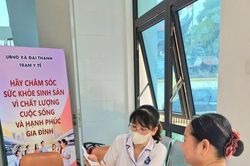 Xã Đại Thanh: Khám sức khỏe định kỳ miễn phí cho người dân từ 18 tuổi trở lên