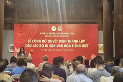 Ra mắt Câu lạc bộ Di sản Văn hóa Tiếng Việt