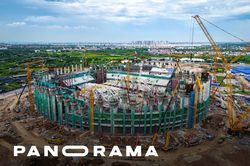 Sân vận động lớn thứ hai Việt Nam trước ngày lắp mái vòm 8.600 tấn
