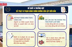 [Video] Đề xuất 4 trường hợp xử phạt vi phạm h&agrave;nh ch&iacute;nh kh&ocirc;ng cần lập bi&ecirc;n bản