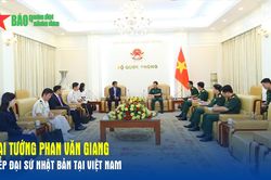 Đại tướng Phan Văn Giang tiếp Đại sứ Nhật Bản tại Việt Nam