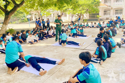 Đồn Biên phòng Mũi Né tuyên truyền phòng, chống đuối nước cho học sinh