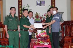 Bộ đội Biên phòng thành phố Hải Phòng hỗ trợ quân nhân có hoàn cảnh khó khăn