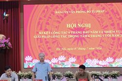 Nhiều kết quả nổi bật trong triển khai công tác Đảng của Văn phòng Bộ trong 06 tháng đầu năm 2026