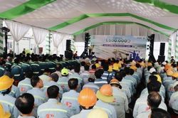 Hợp đồng EPC bờ Dự án đường ống khí Lô B - Ô Môn đạt mốc 1,5 triệu giờ làm việc an toàn
