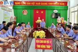 Chi bộ VKSND Khu vực 12 tỉnh Đồng Th&aacute;p tổ chức sinh hoạt chuy&ecirc;n đề
