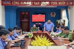 Kiểm tra liên ngành về công tác quản lý các vụ việc, vụ án tạm đình chỉ tại VKSND Khu vực 10 tỉnh An Giang
