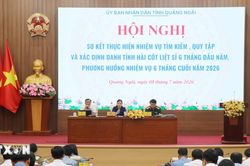 Quảng Ng&atilde;i phối hợp hiệu quả lấy mẫu, t&igrave;m kiếm v&agrave; quy tập h&agrave;i cốt liệt sỹ
