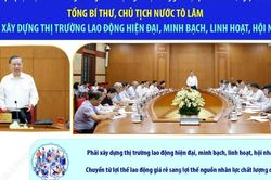 Phải xây dựng thị trường lao động hiện đại, minh bạch, linh hoạt, hội nhập