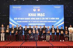 Khai mạc Giải vô địch Karate Đông Nam Á lần thứ 13 năm 2026