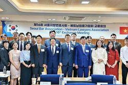 Hội Luật gia Việt Nam v&agrave; Đo&agrave;n Luật sư Seoul tăng cường hợp t&aacute;c, ứng dụng AI trong lĩnh vực ph&aacute;p l&yacute;