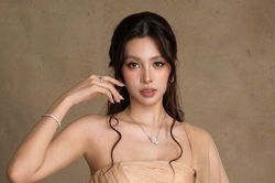 Hoa hậu Tiểu Vy khoe bờ vai thanh mảnh, visual đẹp phát sáng