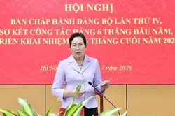 Đảng ủy TƯ Hội LHPN Việt Nam: Quyết tâm bứt phá và nâng cao chất lượng công tác giai đoạn nửa cuối năm 2026