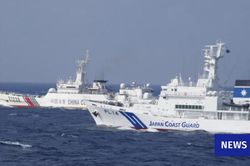 Căng thẳng Nhật Bản - Trung Quốc leo thang sau vụ đối đầu gần quần đảo Senkaku/Điếu Ngư