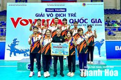 Vovinam Thanh Hóa xếp hạng ba toàn đoàn tại Giải Vô địch trẻ quốc gia 2026