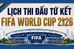 [Infographic] Lịch thi đấu vòng tứ kết World Cup 2026