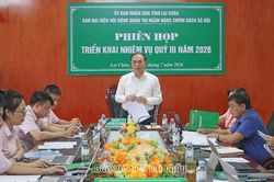 Ban Đại diện Hội đồng quản trị Ng&acirc;n h&agrave;ng Ch&iacute;nh s&aacute;ch x&atilde; hội tỉnh: Phi&ecirc;n họp triển khai nhiệm vụ qu&yacute; III năm 2026