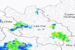 L&agrave;o Cai cảnh b&aacute;o d&ocirc;ng, lốc, s&eacute;t, mưa đ&aacute; v&agrave; mưa lớn cục bộ trong v&agrave;i giờ tới