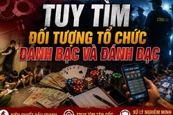 Truy t&igrave;m 3 đối tượng về h&agrave;nh vi tổ chức đ&aacute;nh bạc v&agrave; đ&aacute;nh bạc