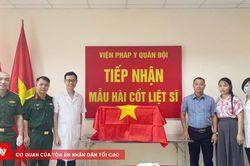 Điện Bi&ecirc;n b&agrave;n giao hơn 1.154 mẫu h&agrave;i cốt liệt sĩ phục vụ gi&aacute;m định ADN