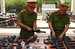 Triệt phá đường dây sản xuất, mua bán vũ khí quân dụng quy mô lớn
