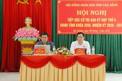 Các tổ đại biểu HĐND tỉnh tiếp xúc cử tri xã Xuân Trường, Hà Quảng, Quang Trung