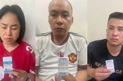 Đột k&iacute;ch nh&agrave; nghỉ l&uacute;c đ&ecirc;m khuya, c&ocirc;ng an tạm giữ Trần Thị Kiều Oanh c&ugrave;ng 2 người đ&agrave;n &ocirc;ng