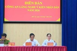 Công an phường Bến Cát: Tổ chức diễn đàn 'Công an lắng nghe ý kiến Nhân dân' năm 2026