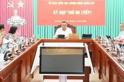 Thông cáo báo chí kỳ họp thứ 08 của Ủy ban Kiểm tra Trung ương