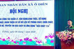 X&atilde; &Ocirc; Di&ecirc;n đẩy mạnh chuyển đổi số trong c&ocirc;ng t&aacute;c ph&ograve;ng ch&aacute;y, chữa ch&aacute;y