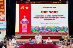 Ứng Thiên: Tối ưu quy trình vận hành 9 thôn mới