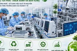 Cơ sở sản xuất thiết bị y tế hướng tới ph&aacute;t triển xanh v&agrave; bền vững