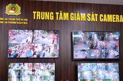 Ra mắt Trung tâm Giám sát camera an ninh trật tự - an toàn giao thông phường Bạch Mai