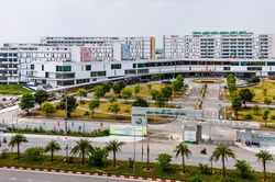 Toàn cảnh Bệnh viện Hữu nghị Việt Đức cơ sở 2 trước ngày mở cửa