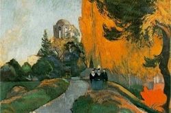 C&ugrave;ng vẽ một khu mộ, Van Gogh v&agrave; Gauguin lại nh&igrave;n thấy hai thế giới