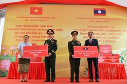 Giao lưu hữu nghị quốc ph&ograve;ng bi&ecirc;n giới Việt Nam &ndash; L&agrave;o lần thứ 3